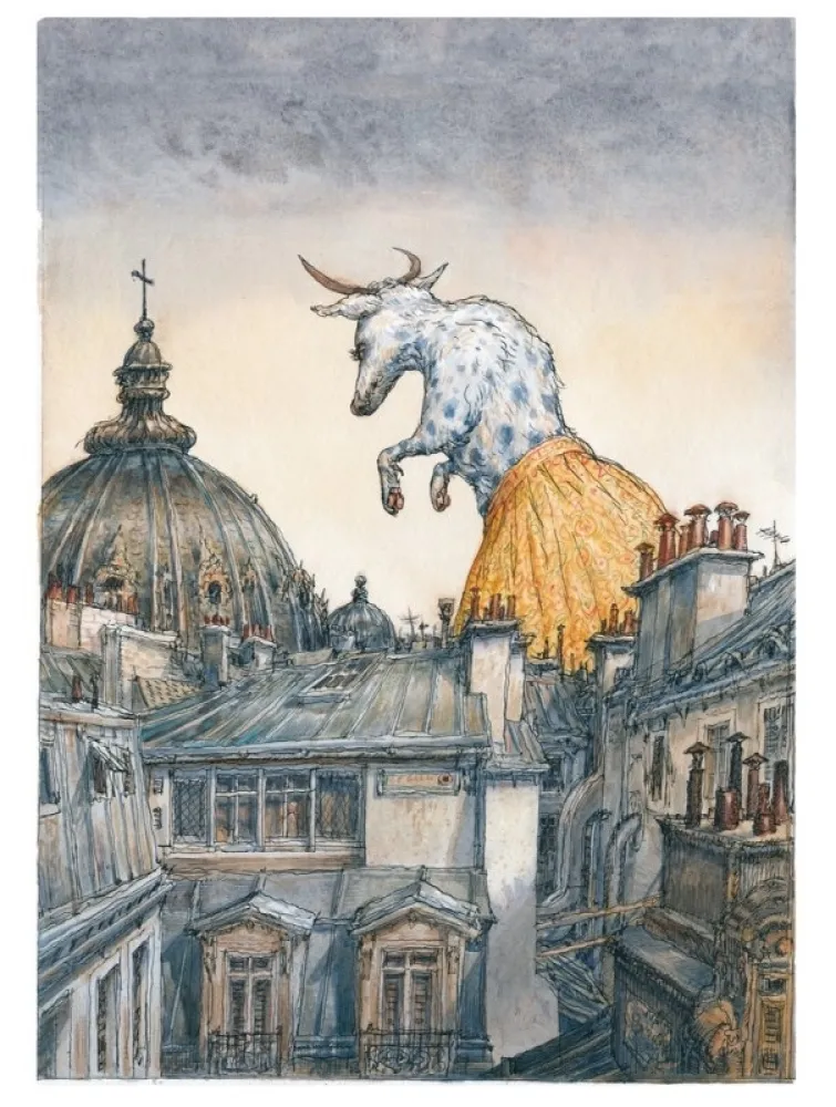 Estampa Numérica De Crécy - Le Yokaï de la rive gauche