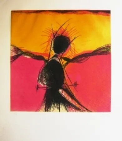 Aguafuerte Y Aguatinta De Juan - Espantapajaros