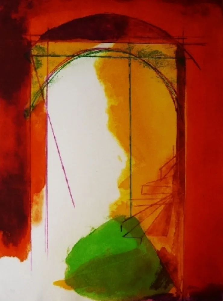 Aguafuerte Y Aguatinta De Juan - Puerta arabe