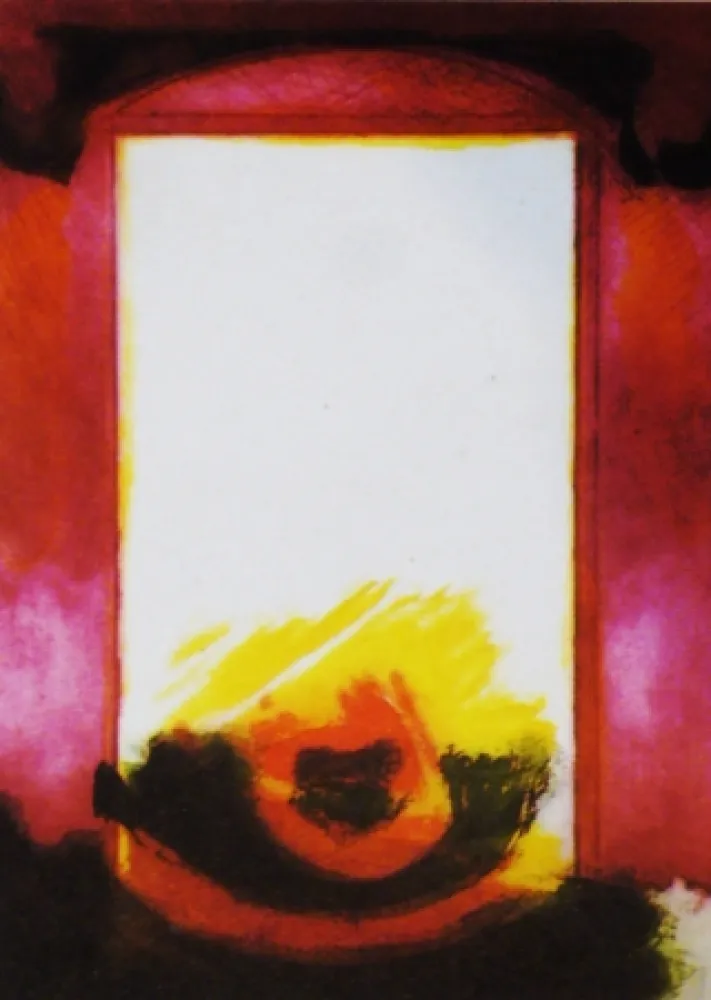 Aguafuerte Y Aguatinta De Juan - Puerta morada