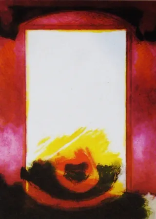 Aguafuerte Y Aguatinta De Juan - Puerta morada