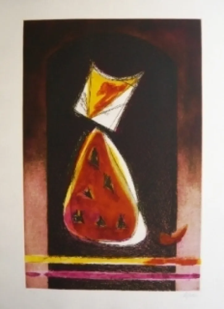 Aguafuerte Y Aguatinta De Juan - Retrato de Luisito en forma de pera