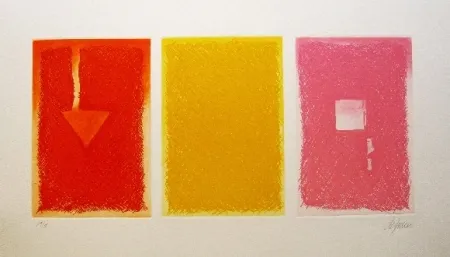 Aguafuerte Y Aguatinta De Juan - Triptica en color II