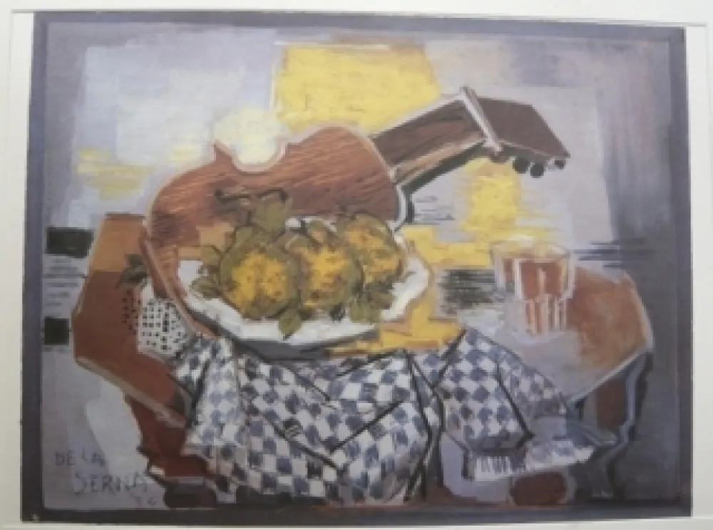 Litografía De La Serna - Nature morte