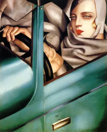 Litografía De Lempicka - Autoportrait 
