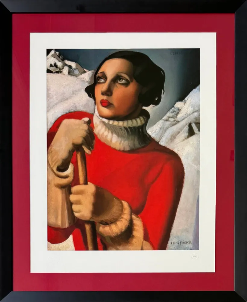 Estampa Numérica De Lempicka - Saint Moritz, 1929