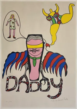 Serigrafía De Saint Phalle - Daddy 