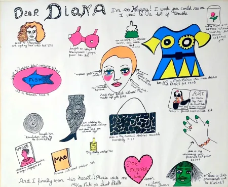 Serigrafía De Saint Phalle - Dear Diana 