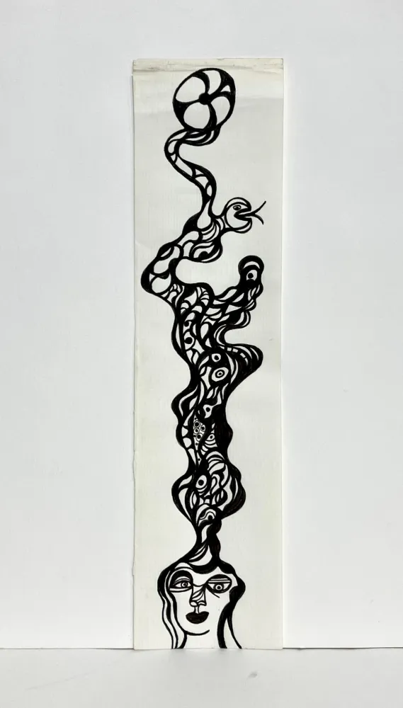 Sin Técnico De Saint Phalle - Encre sur papier 