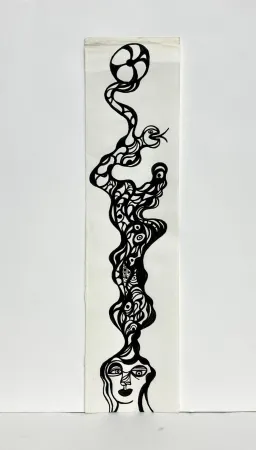 Sin Técnico De Saint Phalle - Encre sur papier 