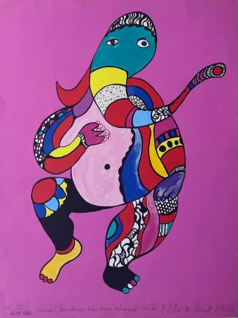Litografía De Saint Phalle - Ganesha 