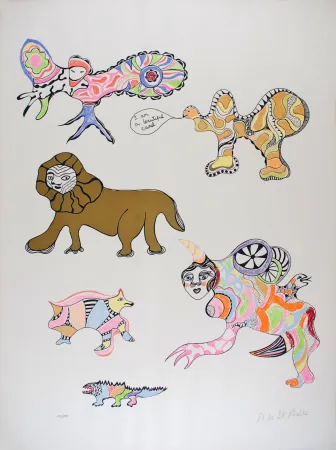 Serigrafía De Saint Phalle - I am a beautiful camel (Nana Power)