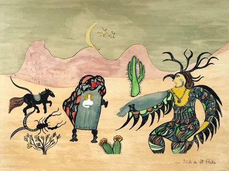 Litografía De Saint Phalle - I dreamt I was in Arizona 