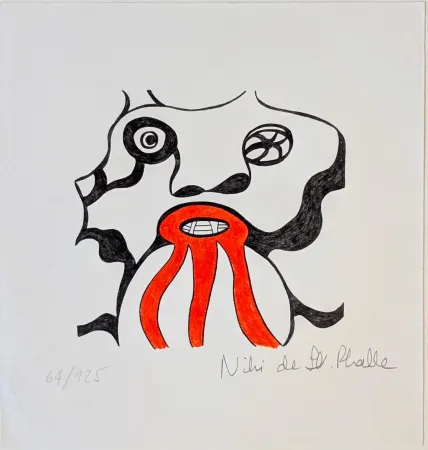 Litografía De Saint Phalle - Le Golem - Jerusalem 