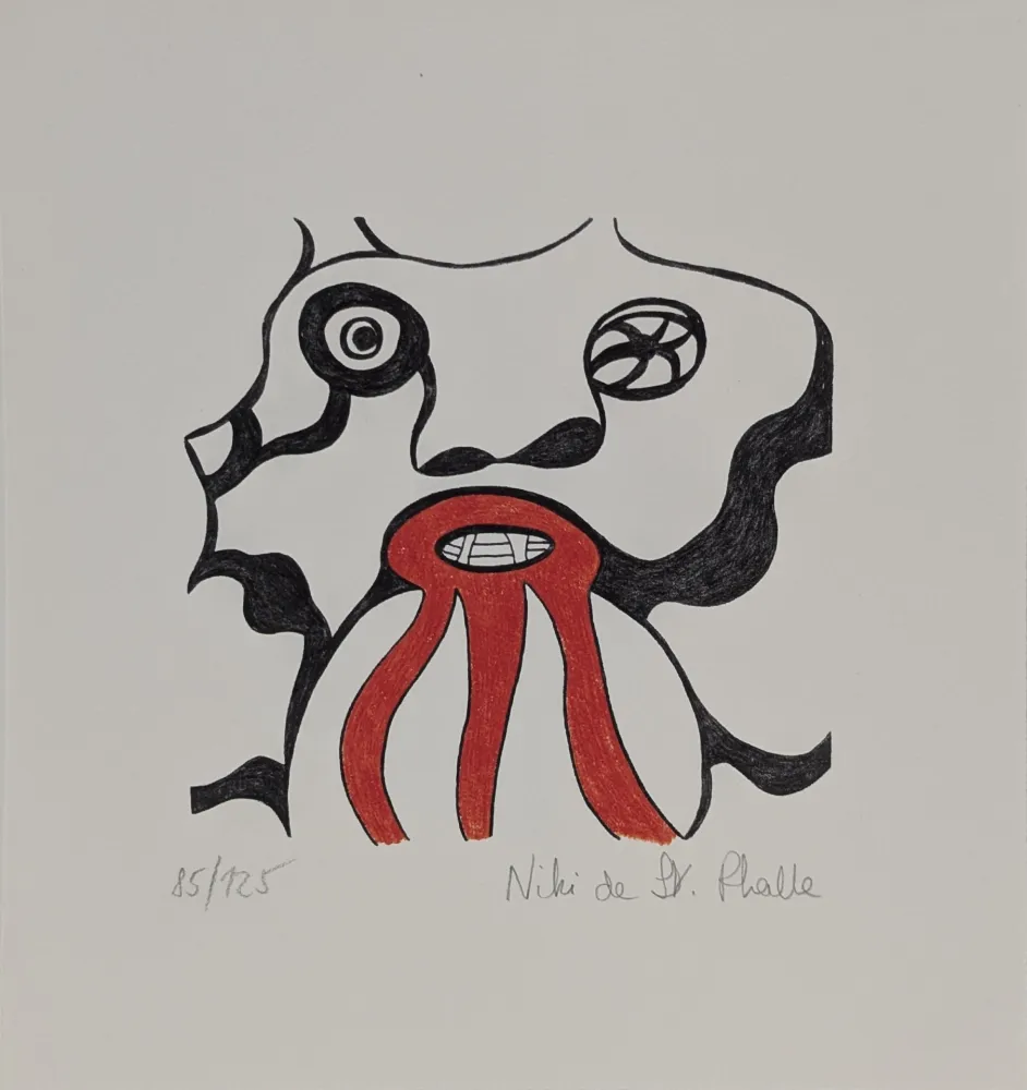 Litografía De Saint Phalle - Le Golem - Jerusalem 