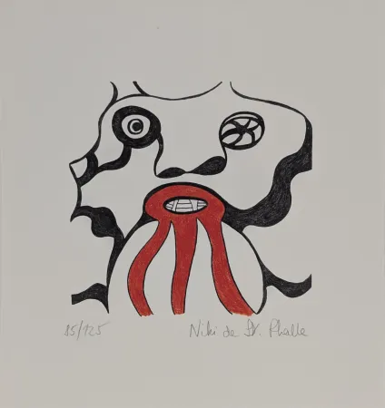 Litografía De Saint Phalle - Le Golem - Jerusalem 