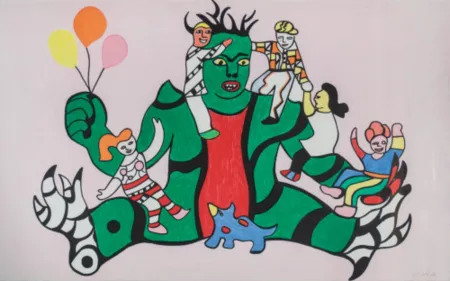 Litografía De Saint Phalle - Le Monstre