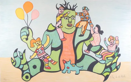 Litografía De Saint Phalle - Le Monstre