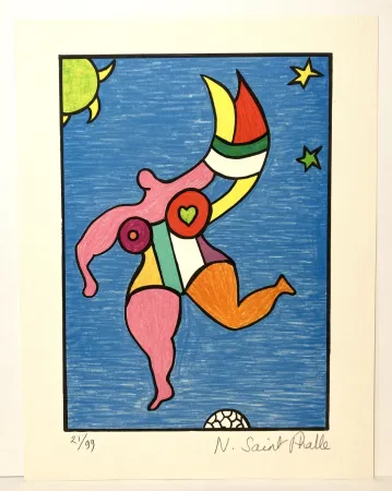 Litografía De Saint Phalle - Les ambassadeurs, 1989.