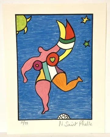 Litografía De Saint Phalle - Les ambassadeurs, 1989.