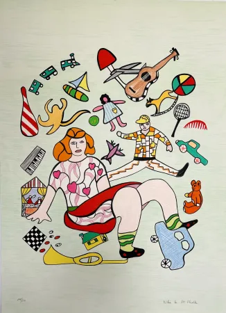 Litografía De Saint Phalle - Les Jouets