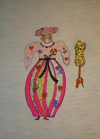 Litografía De Saint Phalle - Mannequin