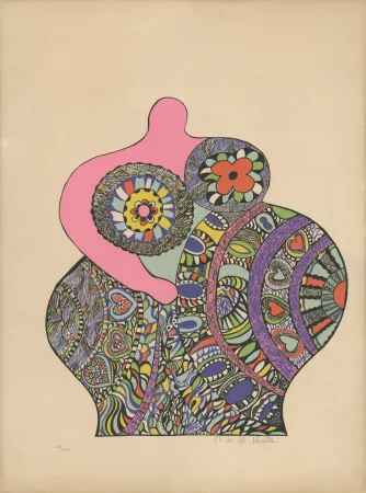 Serigrafía De Saint Phalle - Nana Power : Nana II