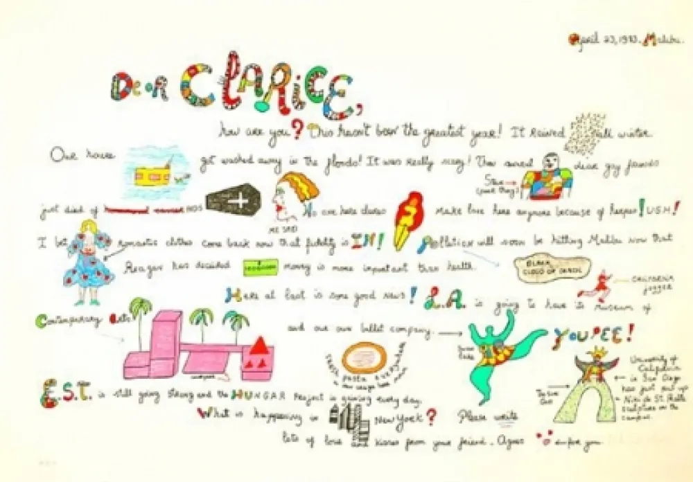 Litografía De Saint Phalle - Untitled, from Eight by Eight to Celebrate the Temporary Contemporary