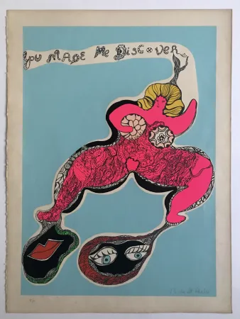 Serigrafía De Saint Phalle - You made me discover (Nana power V)