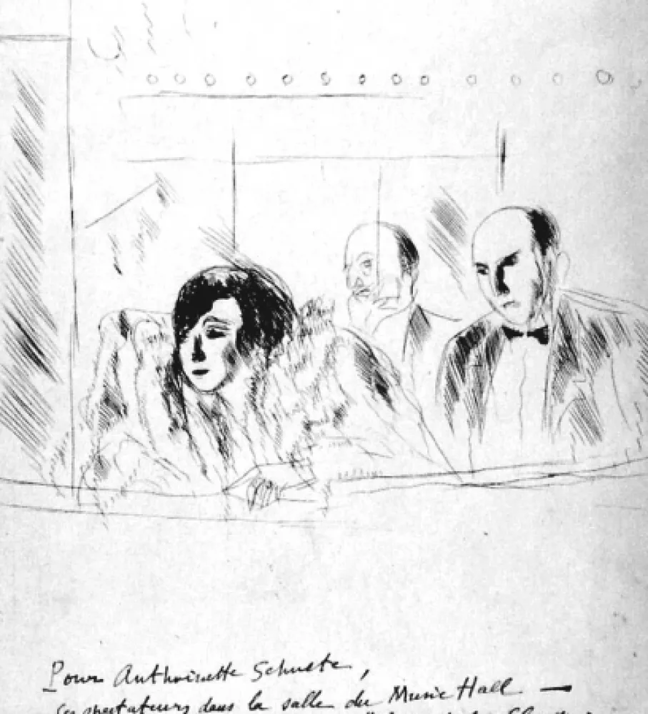 Aguafuerte De Segonzac - Salle de Music-Halle