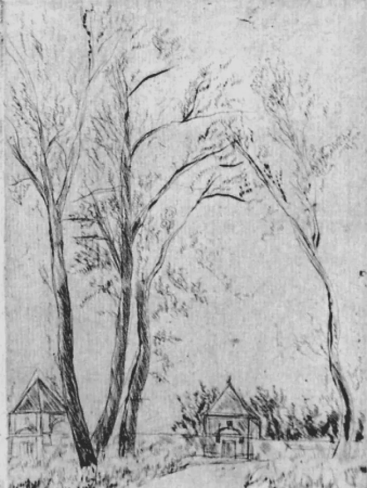 Aguafuerte De Segonzac - Versailles, la Menagérie