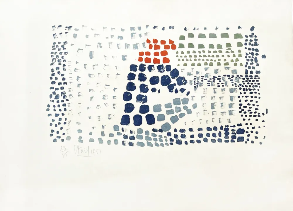 Litografía De Stael - Composition