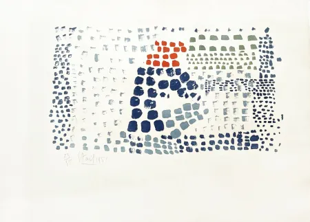 Litografía De Stael - Composition