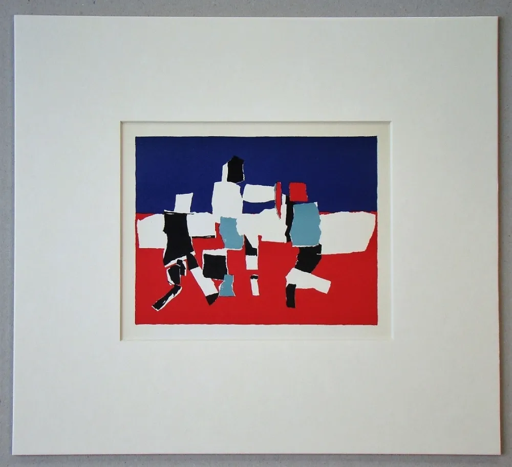 Litografía De Stael - Composition - 1951