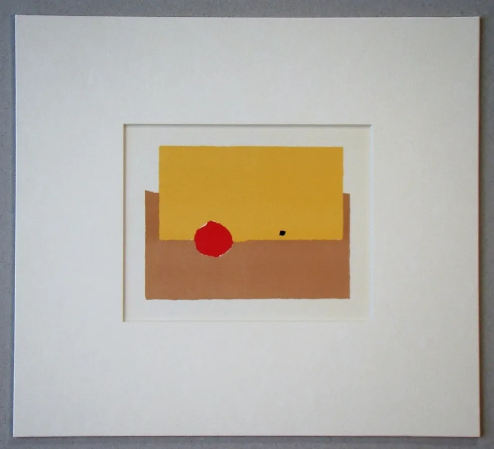Litografía De Stael - La Pomme - 1952