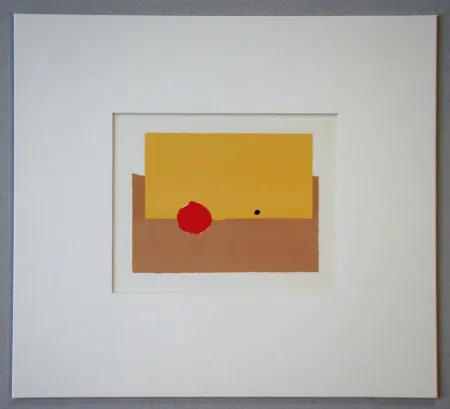 Litografía De Stael - La Pomme - 1952