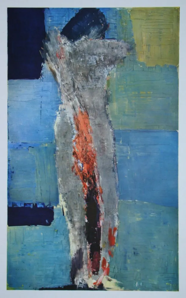 Litografía De Stael - Nu debout