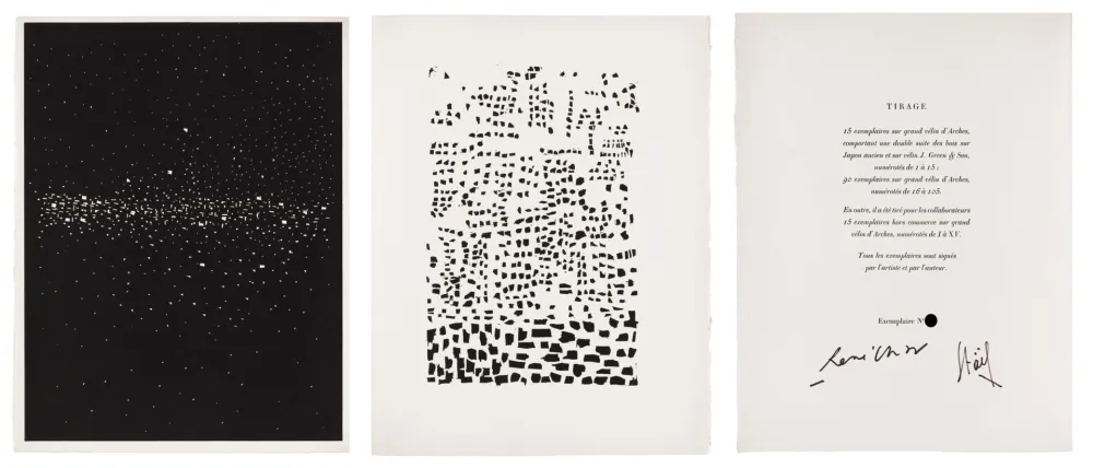 Libro Ilustrado De Stael - René Char. POÈMES. 14 bois originaux à pleine page (1952)