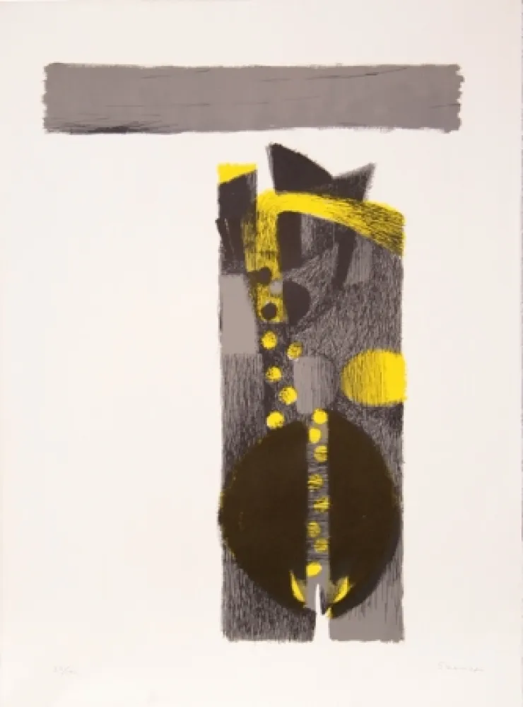 Litografía De Szyszlo - Sin Titulo