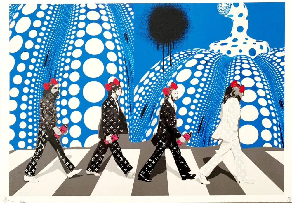 Estampa Numérica Death Nyc - Beatles Blue