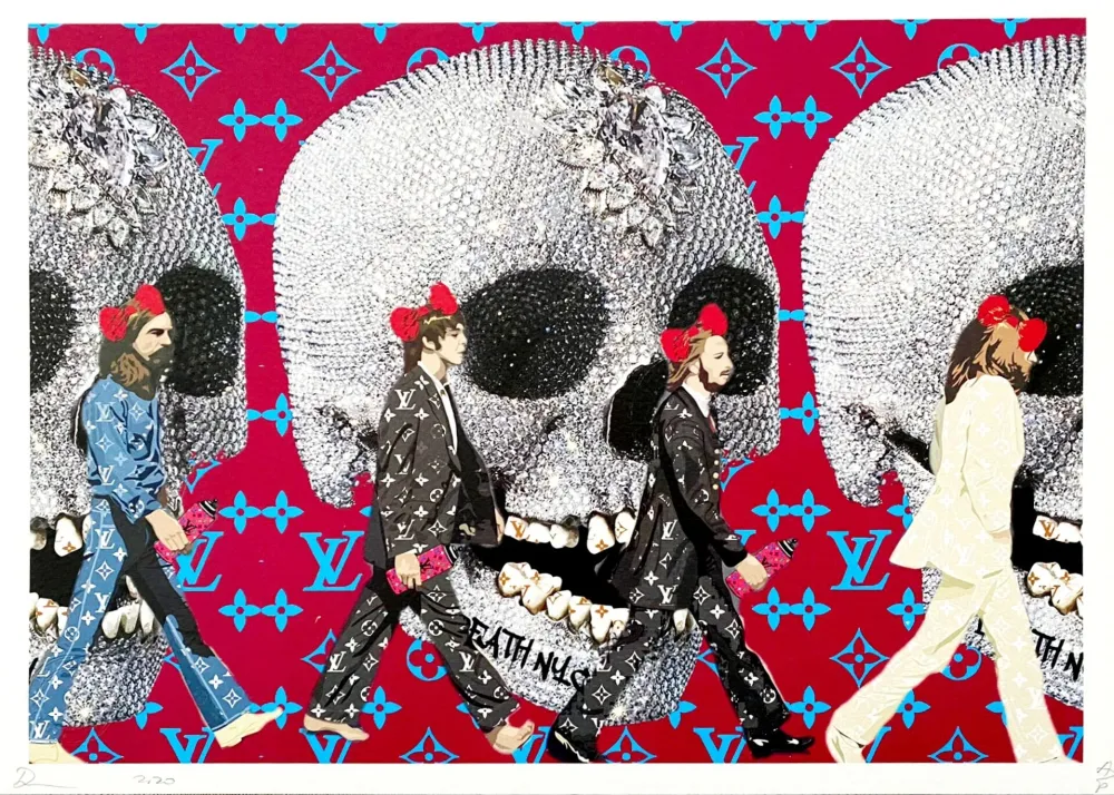 Estampa Numérica Death Nyc - Beatles Skulls