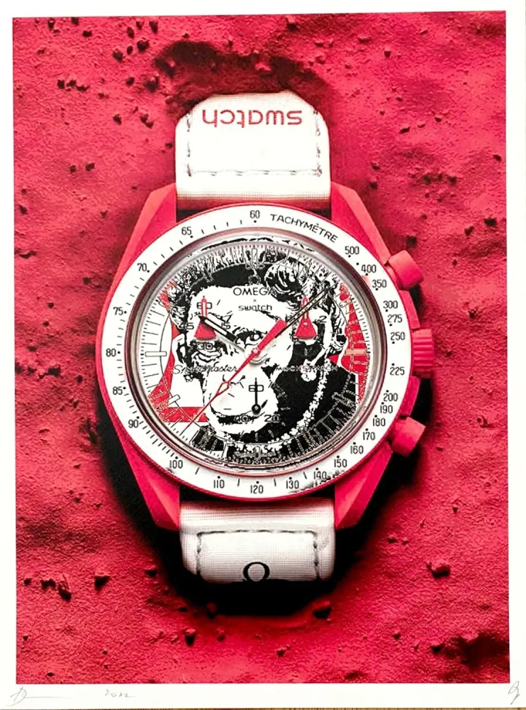 Estampa Numérica Death Nyc - Swatch Red Monkey