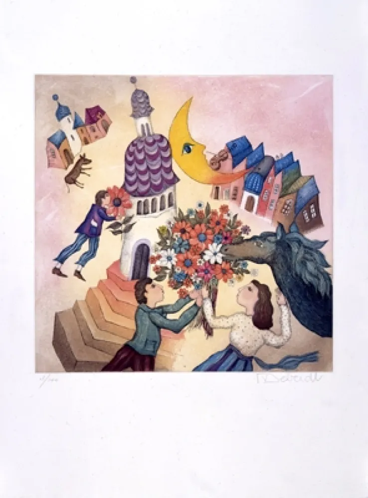 Aguafuerte Y Aguatinta Deberdt - Chamblanc