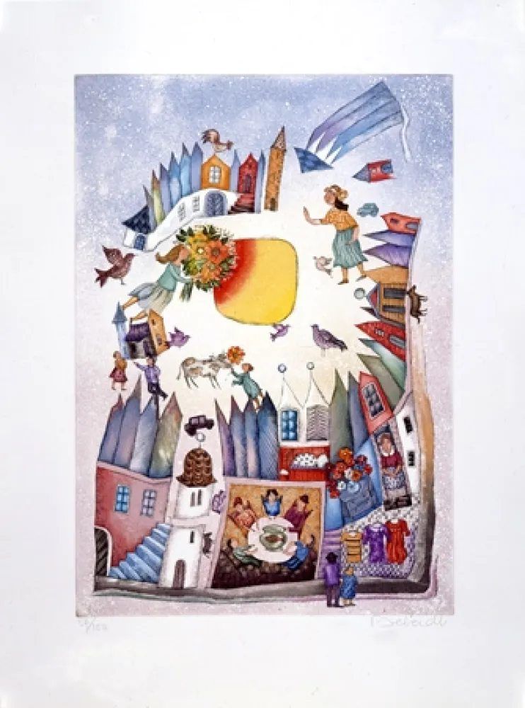 Aguafuerte Y Aguatinta Deberdt - Filonnière