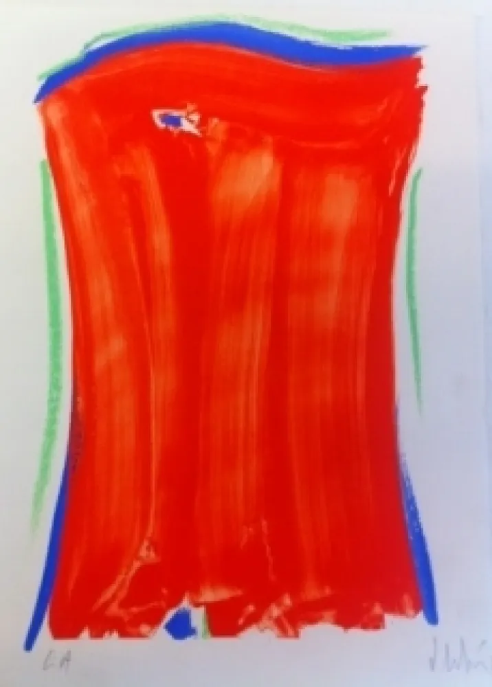 Litografía Debré - Composition abstrait