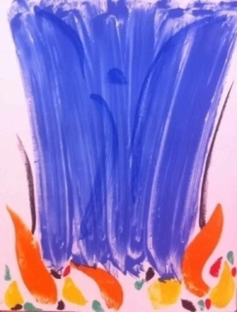 Litografía Debré - Composition abstrait