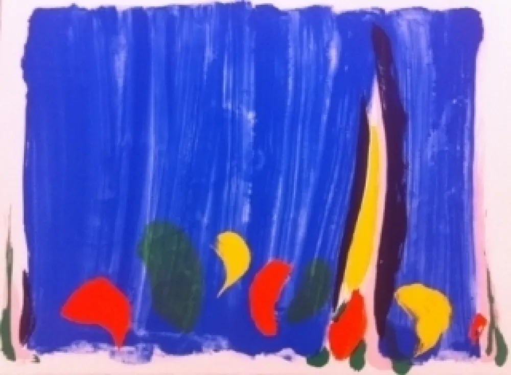 Litografía Debré - Composition abstrait