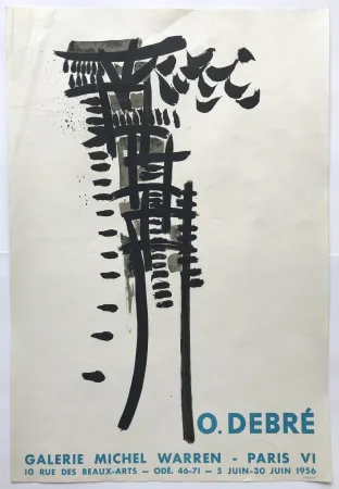 Cartel Debré -  Galerie Michel Warren