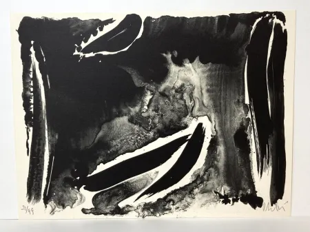 Litografía Debré - Les ambassadeurs, 1989.