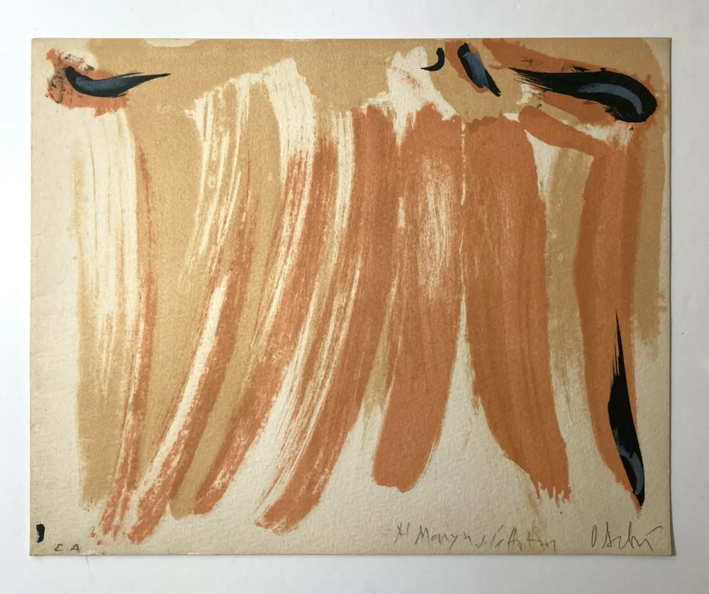 Litografía Debré - Lithographie, 1984.